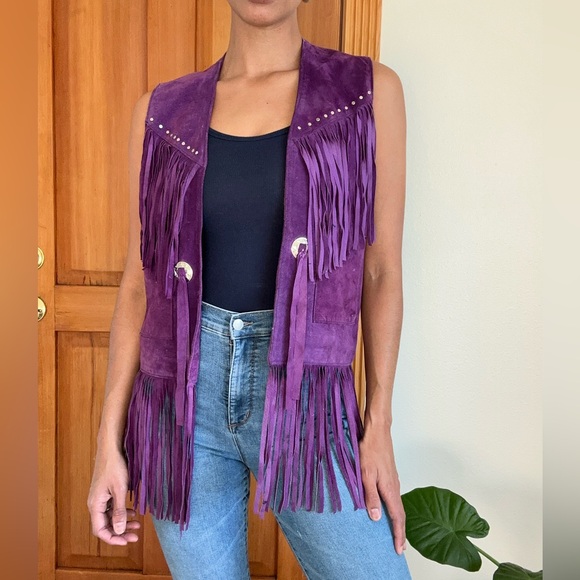 Suede fringe vest - Picture 2 of 7
